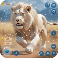 Wild Snow Lion Simulator mod apk